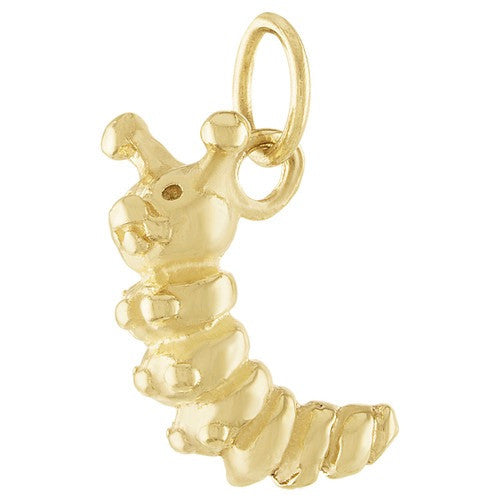 Caterpillar 14k Gold Charm