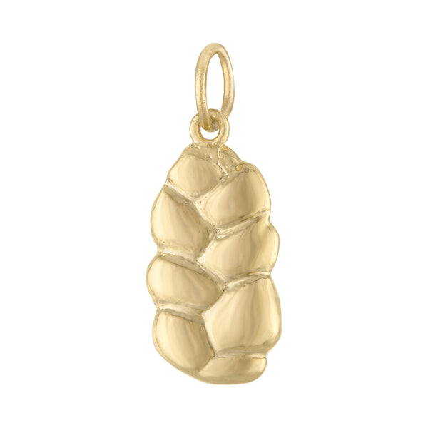Challah Bread 14K Gold Charm