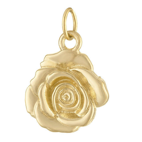 Rose 14K Gold Charm