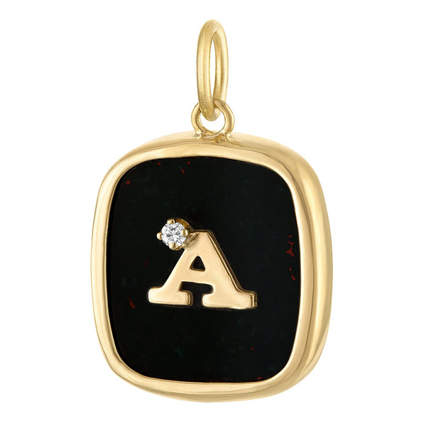 Vintage Bloodstone Letter