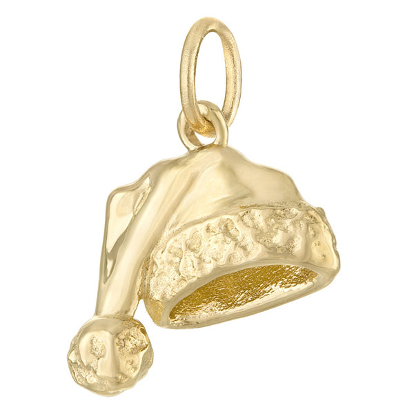 Santa Hat 14K Gold Charm