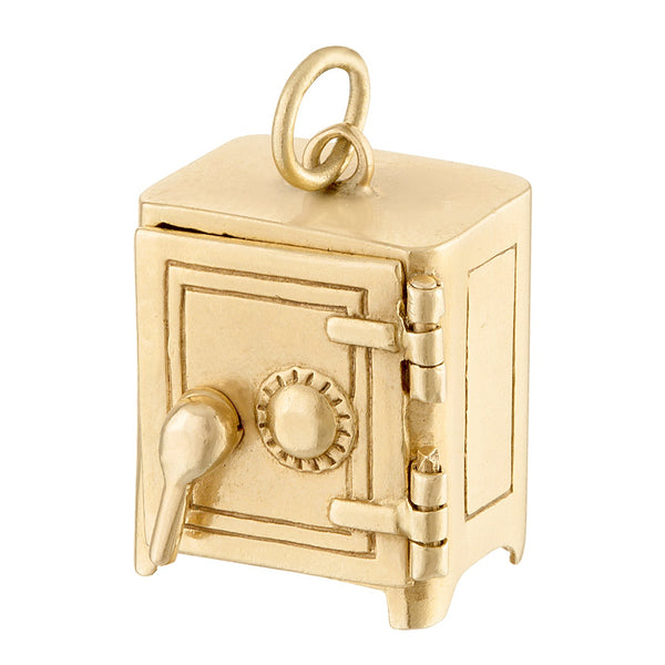 Vintage Movable Safe 14K Gold Charm