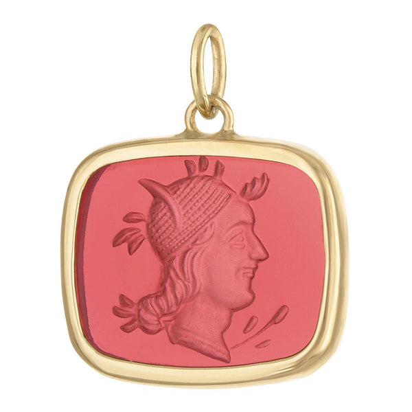 Vintage Tassie Roman Soldier 14k Gold Charm