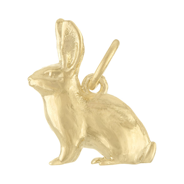 Bunny 14k Gold Charm