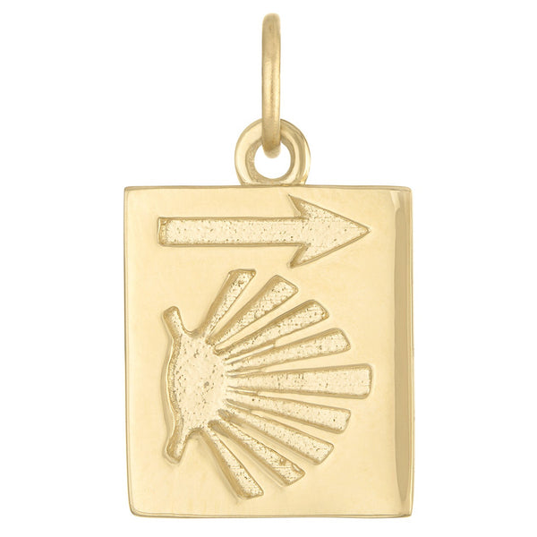 Camino de Santiago 14K Gold Charm