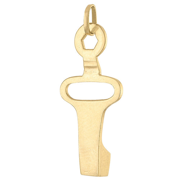 Vintage Bottle Opener 14K Gold Charm