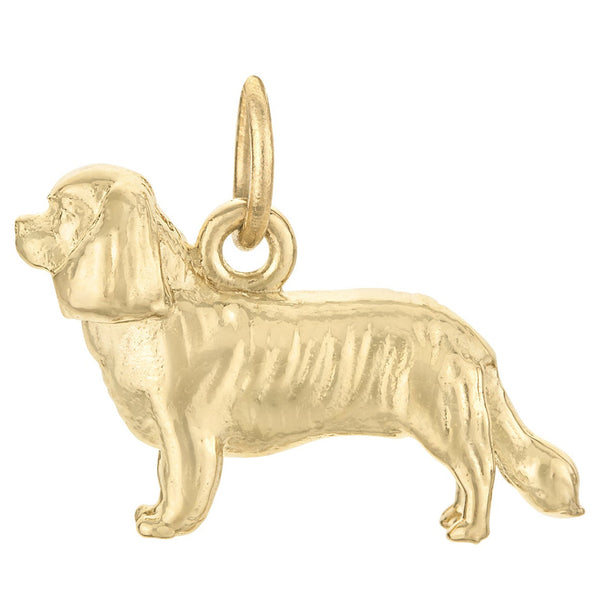 Cavalier King Charles Spaniel 14K Gold Charm