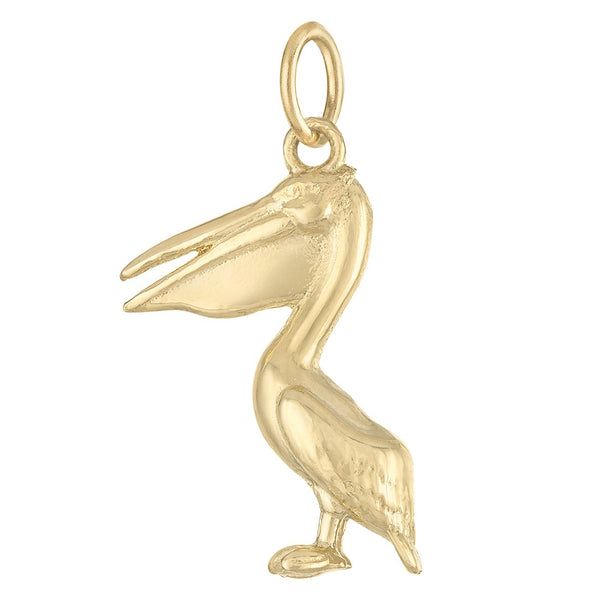 Pelican 14k Gold Charm