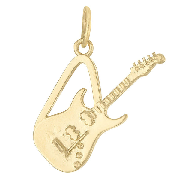 Guitar 14K Gold Charm