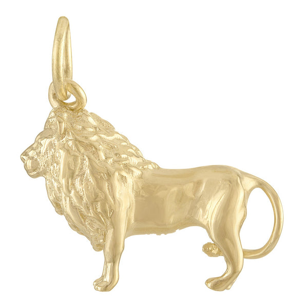 Lion 14K Gold Charm