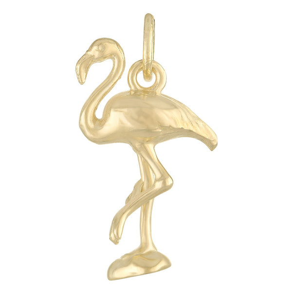 Flamingo 14K Gold Charm