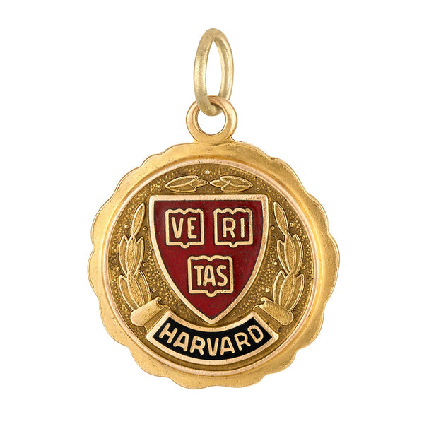Vintage Harvard University 14k Gold Charm