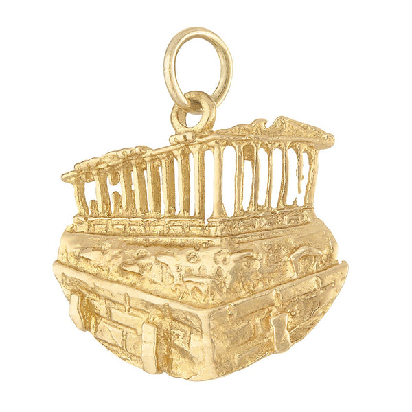 Vintage Parthenon 14K Gold Charm