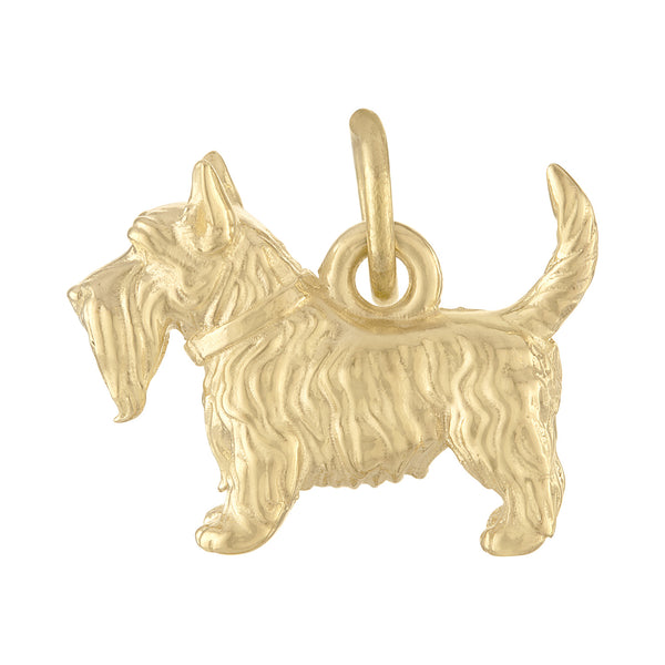 Scottish Terrier 14k Gold Charm