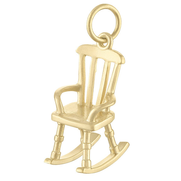 Rocking Chair 14K Gold Charm