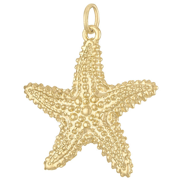 Larger Starfish 14K Gold Charm