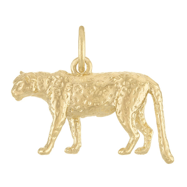 Leopard 14K Gold Charm