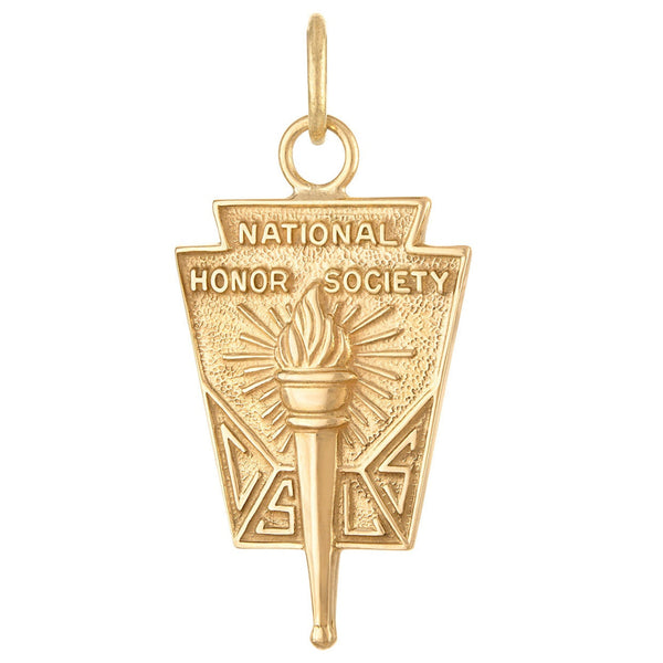 Vintage National Honor Society 14k Gold Cham