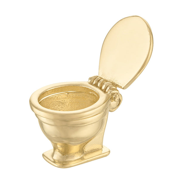 Toilet 14K Gold Charm
