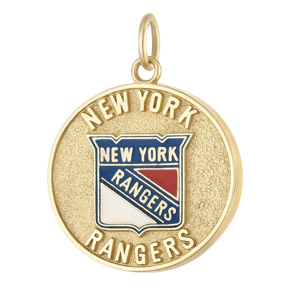 Vintage New York Rangers 14k Gold Charm