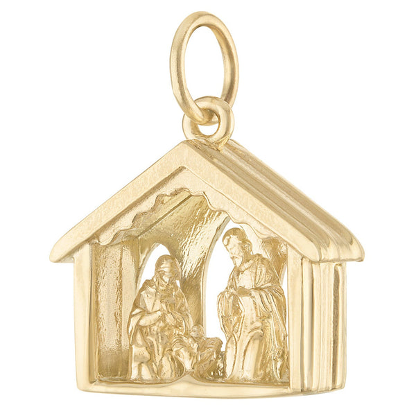 Creche – Nativity Scene 14k Gold Charm