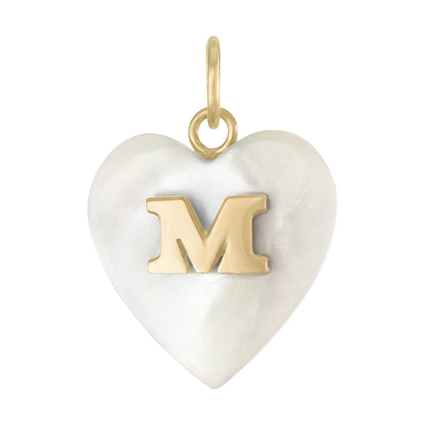 Vintage Mother of Pearl Initial