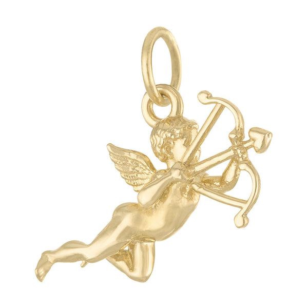 Cupid with Arrow 14K Gold Charm