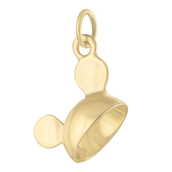 Vintage Mickey Mouse Ears 14K Gold Charm
