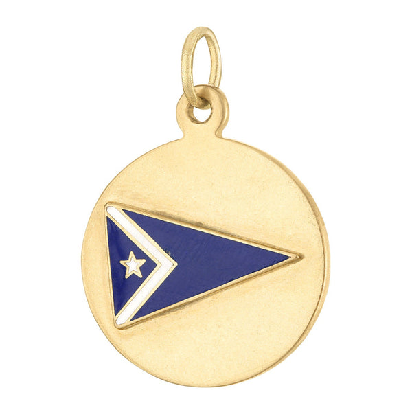 Vintage Nantucket Yacht Club 14K Gold Charm