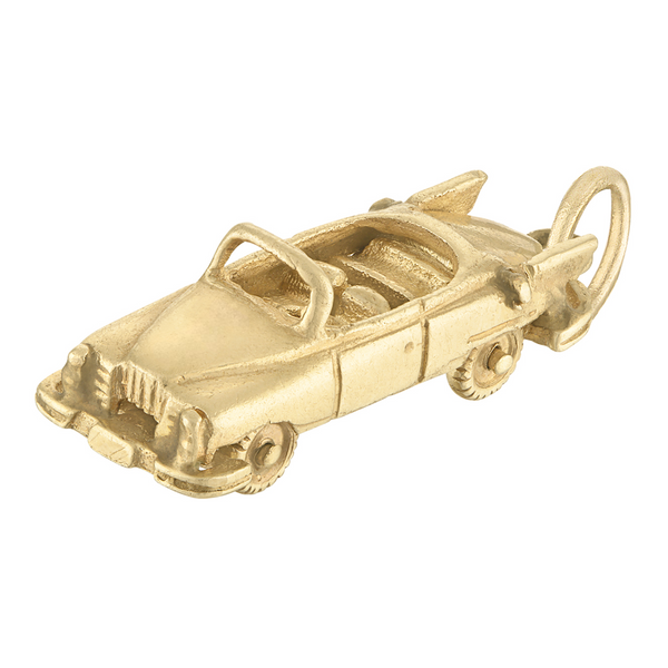 Vintage Convertible Car 14k Gold Charm