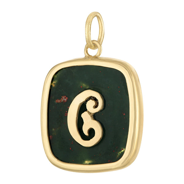 Vintage Bloodstone Letter