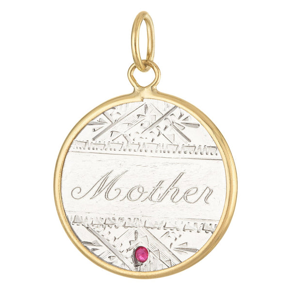 Vintage Ruby Love Coin