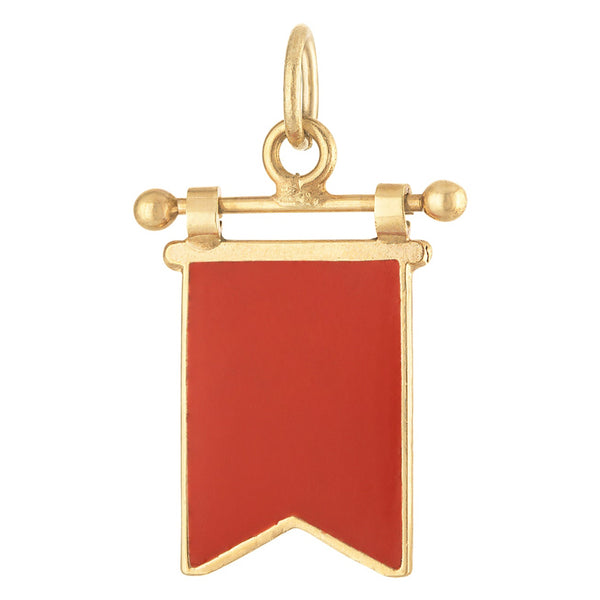 Vintage Enamel Nautical Flag