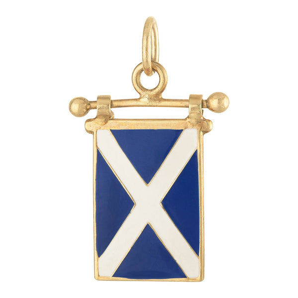 Vintage Enamel Nautical Flag