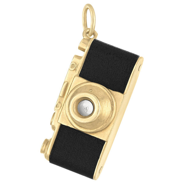 Vintage Stanhope Camera 14K Gold Charm
