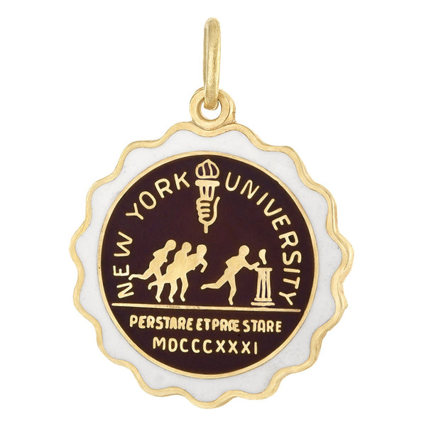 Vintage New York University 14k Gold Charm