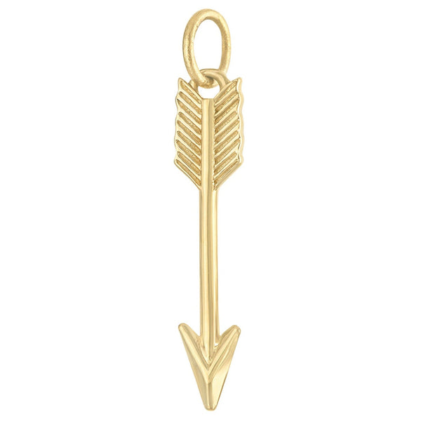 Arrow 14k Gold Charm