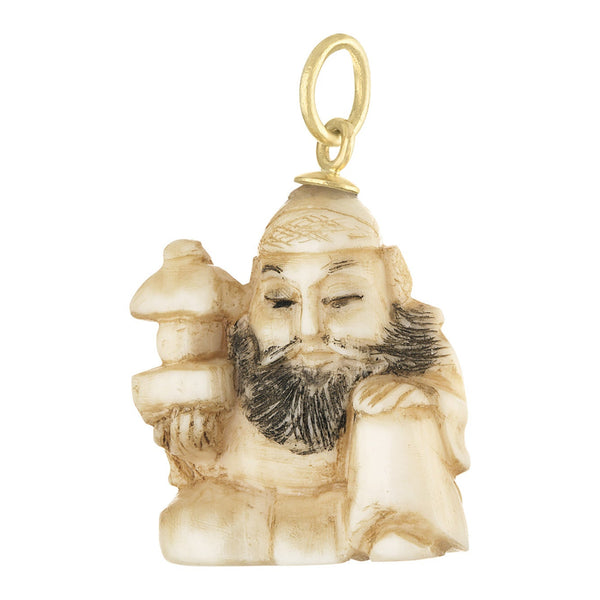 Vintage Netsuke 14k Gold Charm