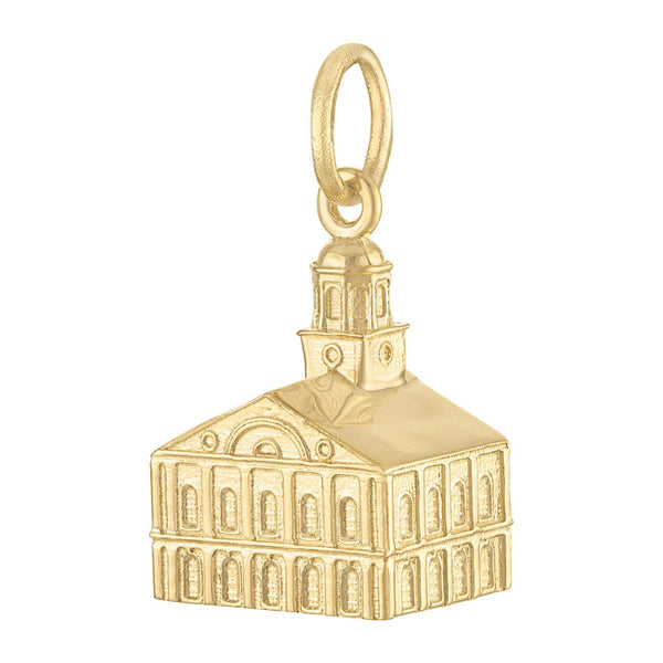 Faneuil Hall Boston 14K Gold Charm