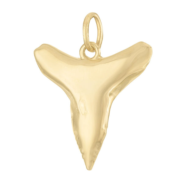 Shark Tooth 14K Gold Charm