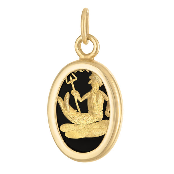 Vintage Aquarius 14k Gold Charm