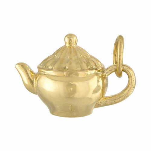 Teapot 14K Gold Charm