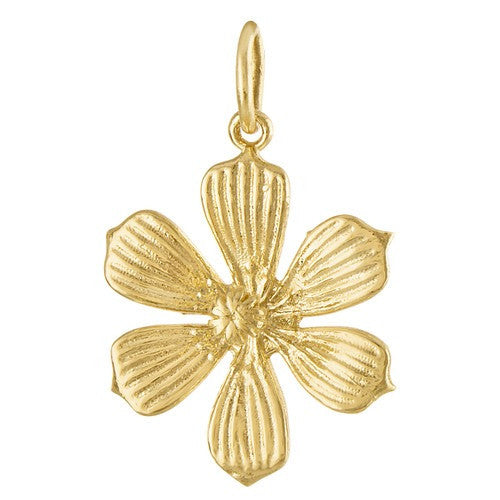 Dogwood Blossom 14K Gold Charm