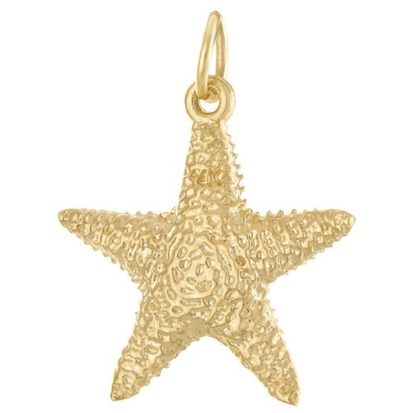Starfish 14K Gold Charm
