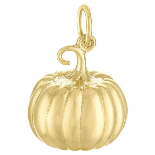 Pumpkin 14K Gold Charm