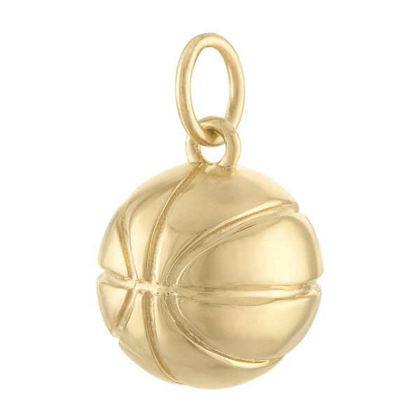 Basketball 14k Gold Charm