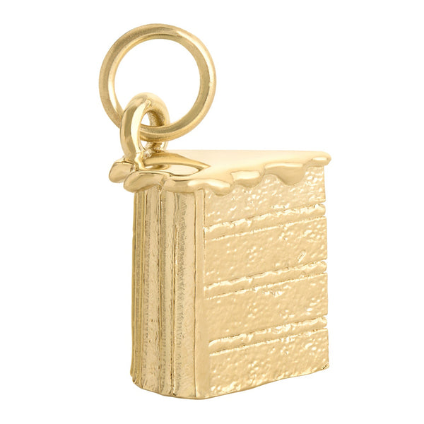 SusieCakes x Charmco Cake Slice 14k Gold Charm