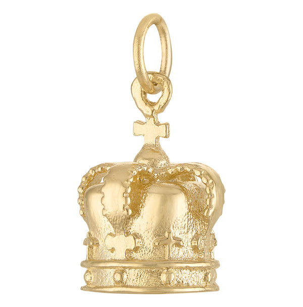 Crown 14k Gold Charm