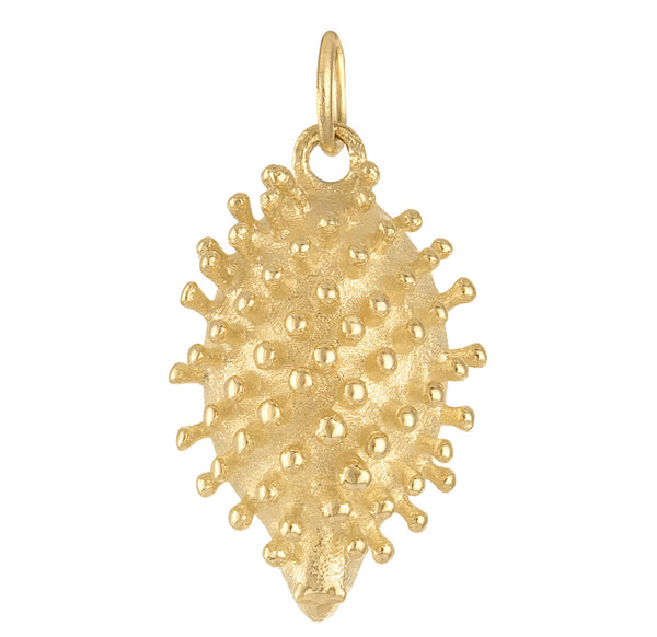 Hedgehog 14K Gold Charm