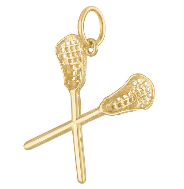 Lacrosse 14K Gold Charm